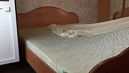 damn this mature chubby wife in white panties fingers her hairy pussy big ass tits while cleaning homemade voyeur