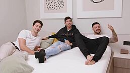 innocent ebony teen craves gangbang orgy with double penetration and cum mouthful