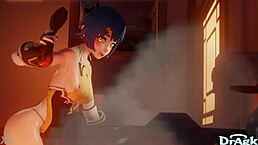 first time chinese xiangling anal fucked on kitchen floor