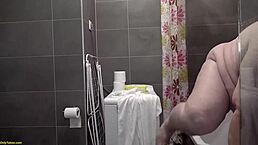 Granny's Holes Fist Fucked in Rough Threesome