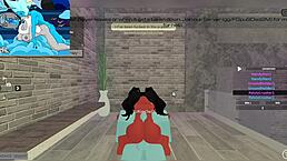 whoa, that demon is slamming her huge futa cock so deep!