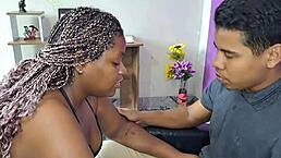 Bold Horny Latina Sucks Boss Cock Deep