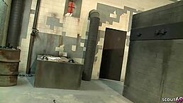 in the dark dungeon candy alexa endures her first brutal anal as the big natural tits teen submits to bdsm roleplay domination