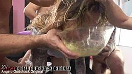 Will Pandora Skye survive 100 men rough gangbang dp dvp dap gagging piss?