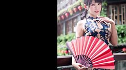 helene tw's chinese dress jerk off challenge part 4