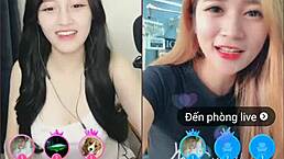 WOW! TWO CUTE KOREAN GIRLS TEASE LIVESTREAM FANS UPLIVE!