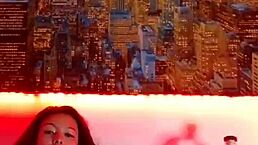 Hot latina bluee official masturbates with dildo outdoors live 🔥😍