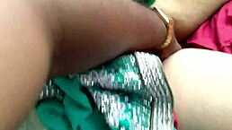 stepmom swallows stepson's cum from outdoor car blowjob handjob tits