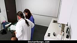 Mackenzie Mace checks into hospital for intense vaginal fluid examination by doctor