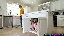 Stepdaughter, skip school and let old man bend your petite ass over for doggystyle orgasm riding?