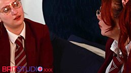 mmm two redhead students taste pussy in hot 69