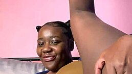connecticut ebony rapper plays pretty pussy toys solo masturbation