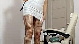 Village Mature Aunt Dances Seductively At Home Showing Off Curves