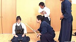 yo, this japanese mature stepmom teacher gets seduced into wild group orgy by three guys in uncensored jav action