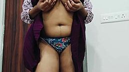 College girl fingers shaved pussy with big eggplant to creamy orgasm