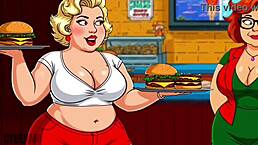 beloved wife sneaks big black cock fun while hubby's away in this cartoon compilation